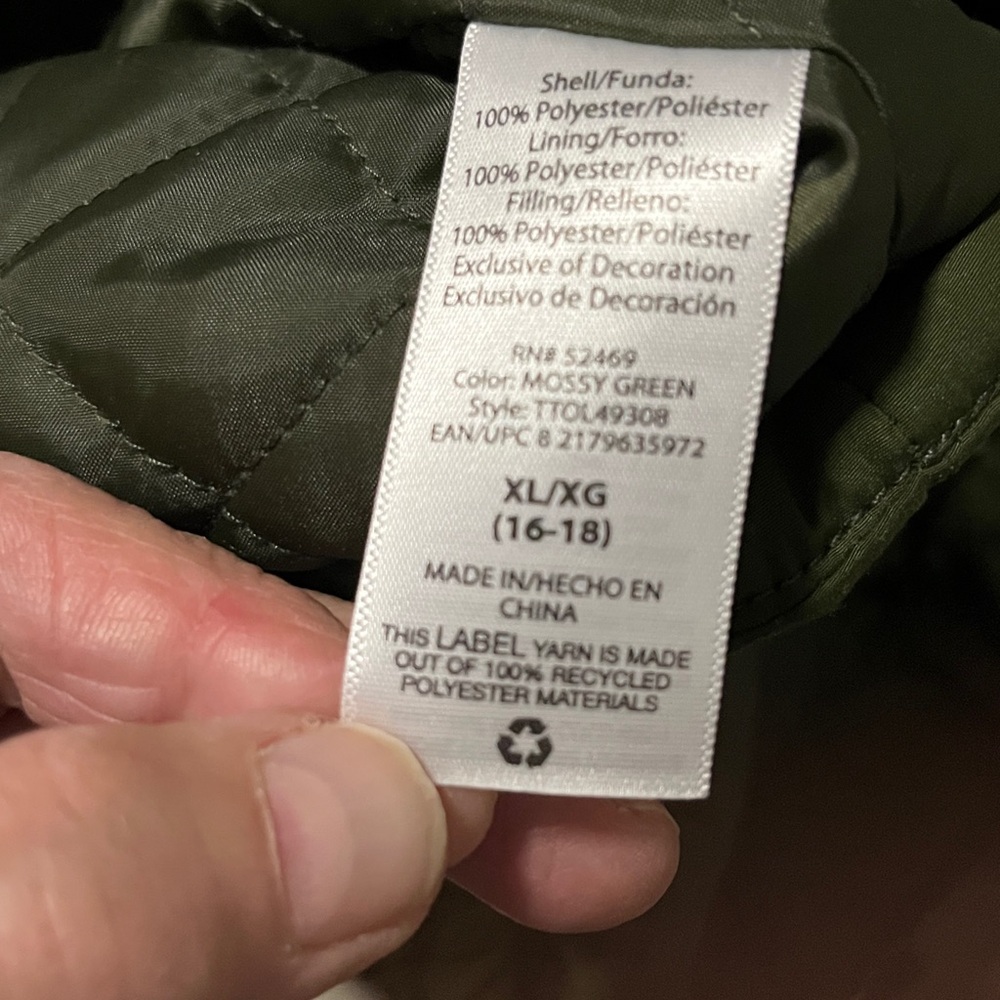 Time and Tru Parka Size XL - Picture 10 of 11